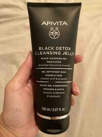 APIVITA - Black detox cleansing jelly - Gel nettoyant noir