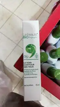 MONOPRIX - La beauté bio - Le soin contour des yeux