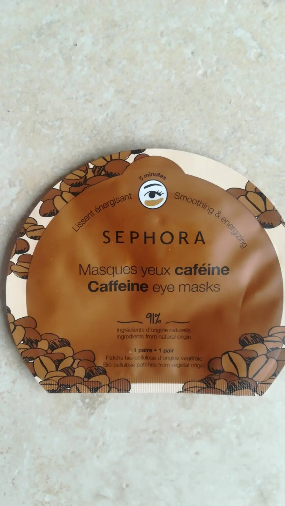 SEPHORA - Masques yeux caféine