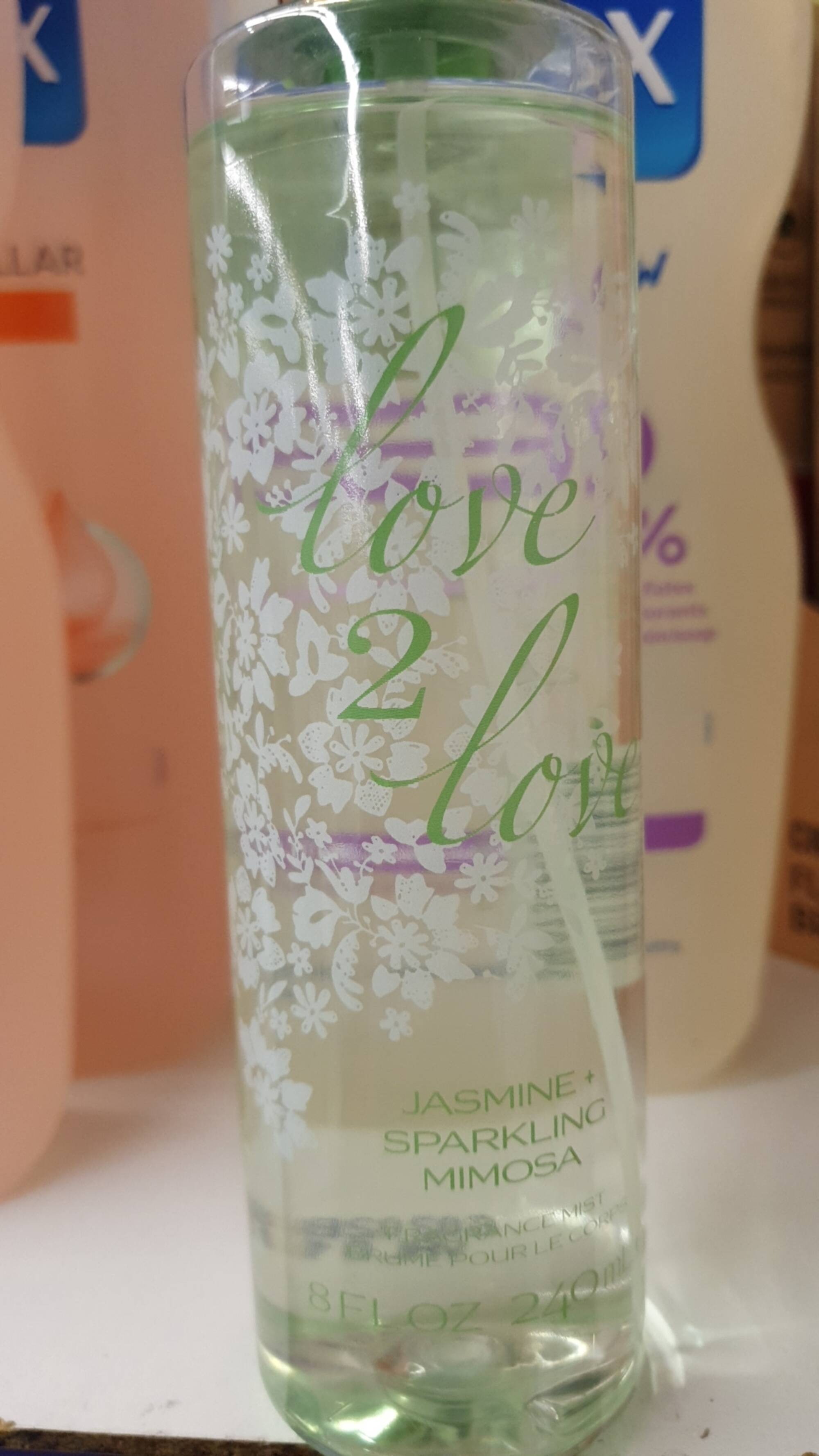 LOVE 2 LOVE - Jasmine + sparkling mimosa - Brume pour le corps