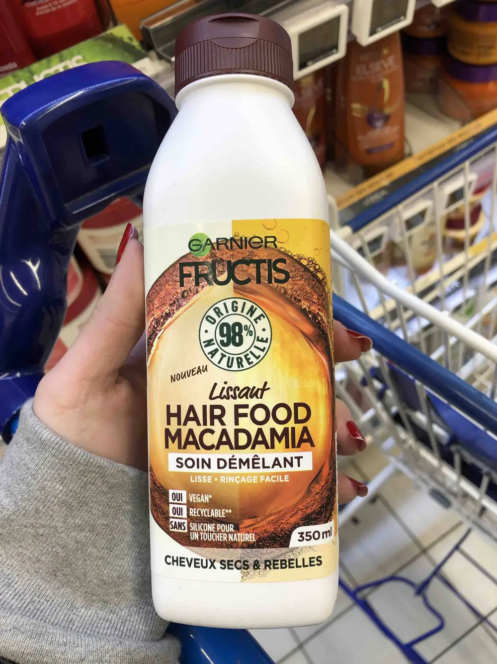 GARNIER - Fructis Hair Food Macadamia  - Soin démêlant