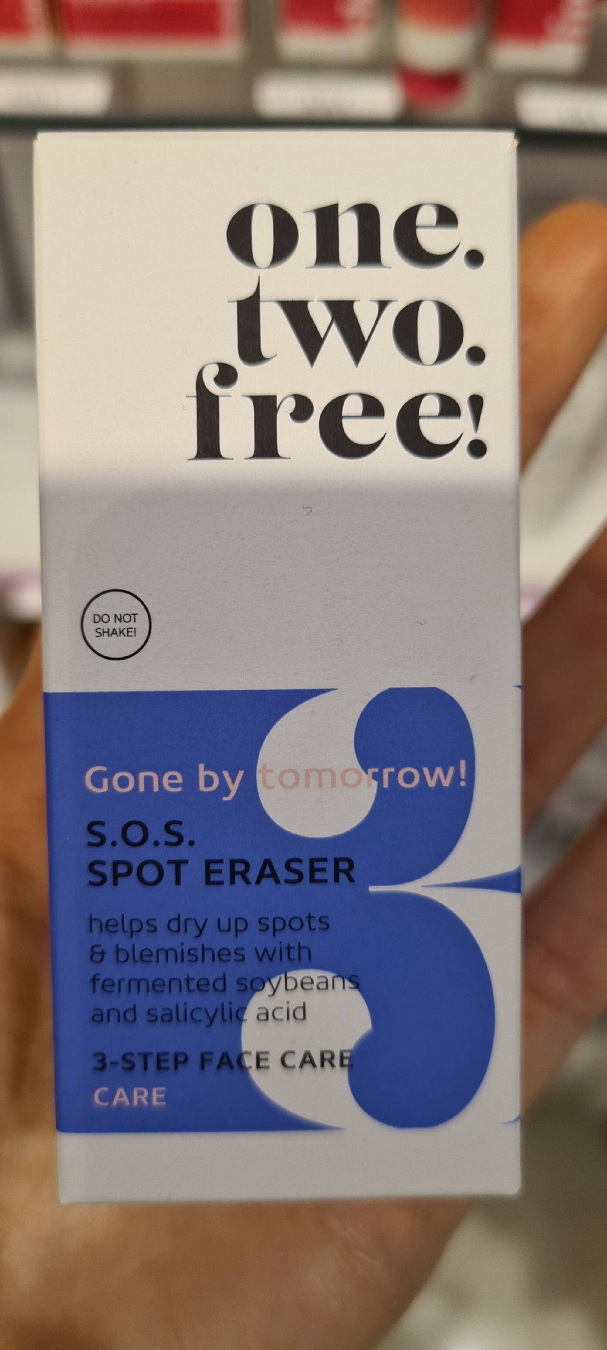 ONE.TWO.FREE! - S.O.S Spot eraser - 3-step face care