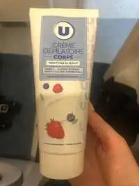 U - Crème dépilatoire corps