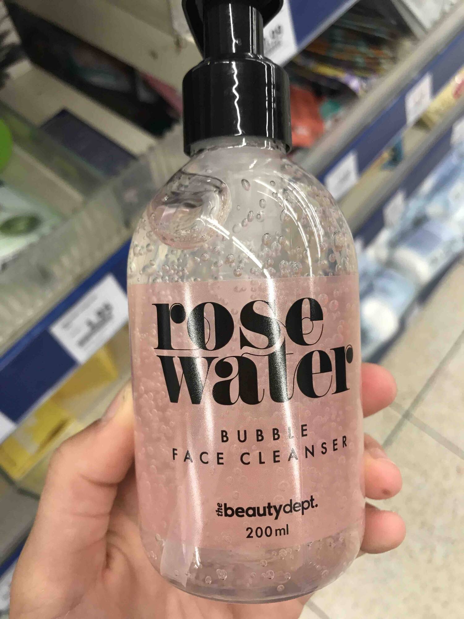THE BEAUTY DEPT - Rose water - Bubble face cleanser