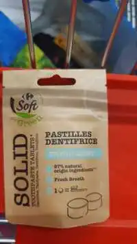 CARREFOUR - Fresh mint - Solid pastilles dentifrice