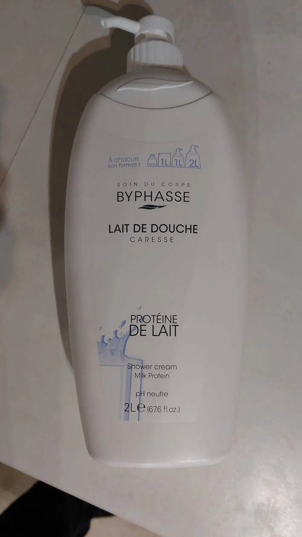 BYPHASE - Lait de douche caresse protéine de lait
