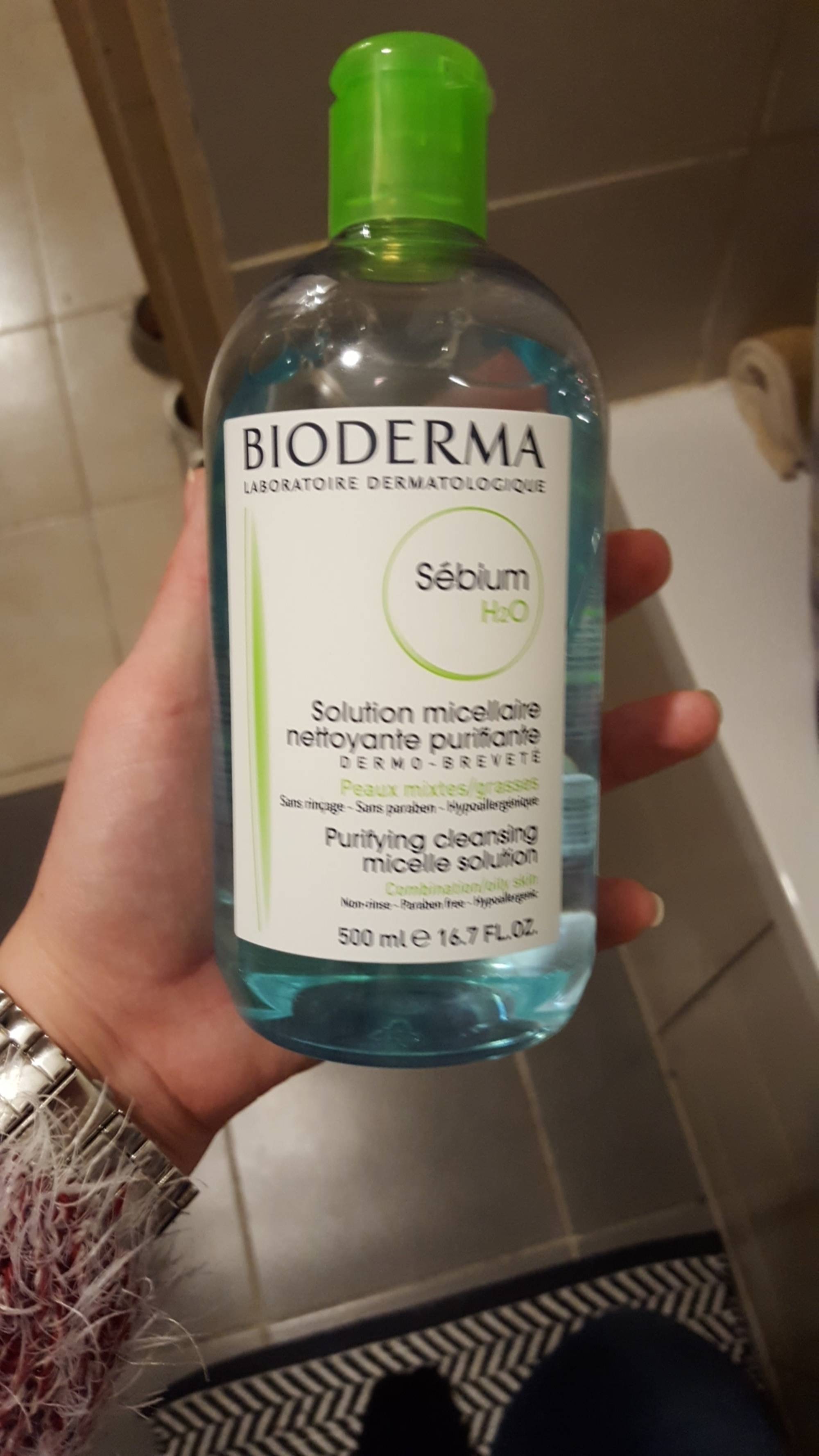 BIODERMA - Sébium H2O - Solution micellaire nettoyante purifiante