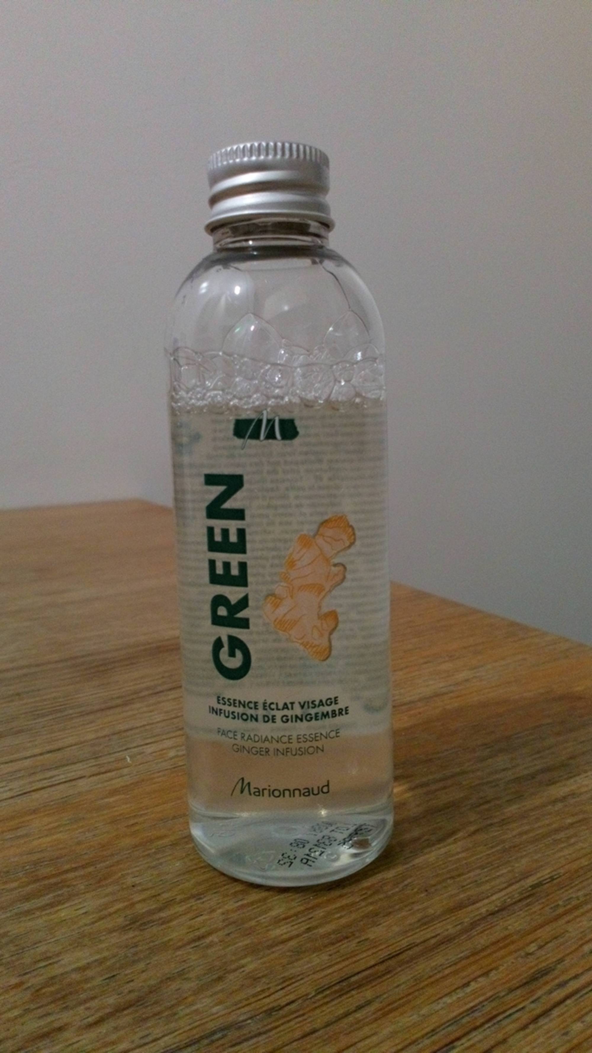 MARIONNAUD - Green - Essence éclat visage infusion de gingembre