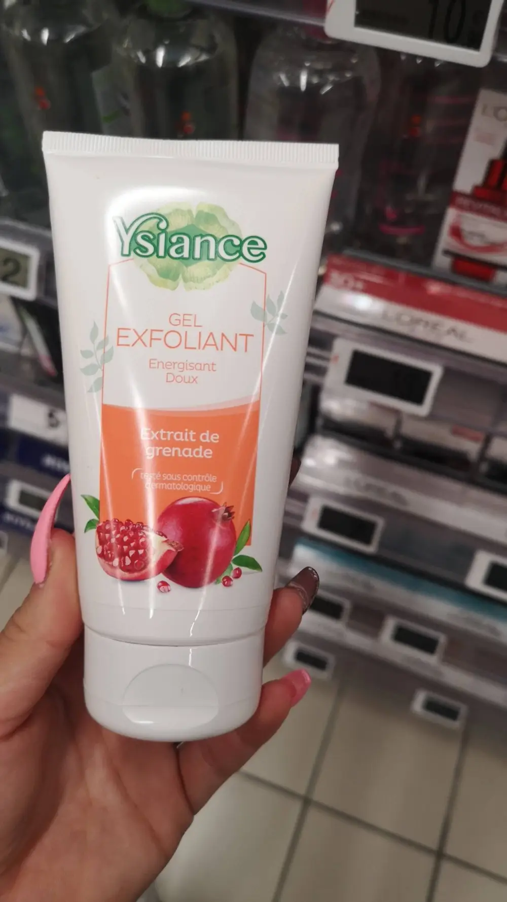 YSIANCE - Gel exfoliant -  Extrait de Grenade