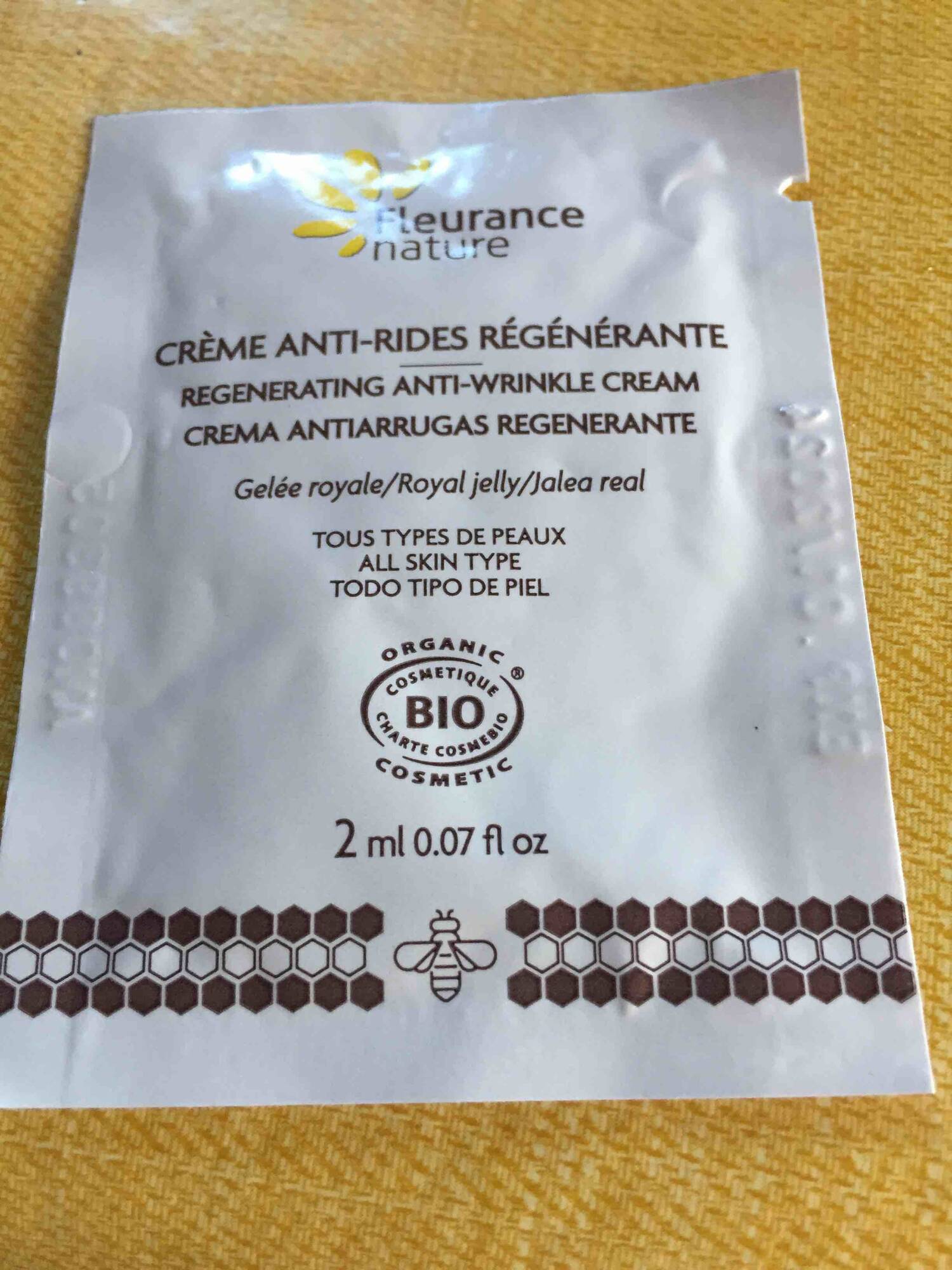 FLEURANCE NATURE - Crème anti-rides régénérante
