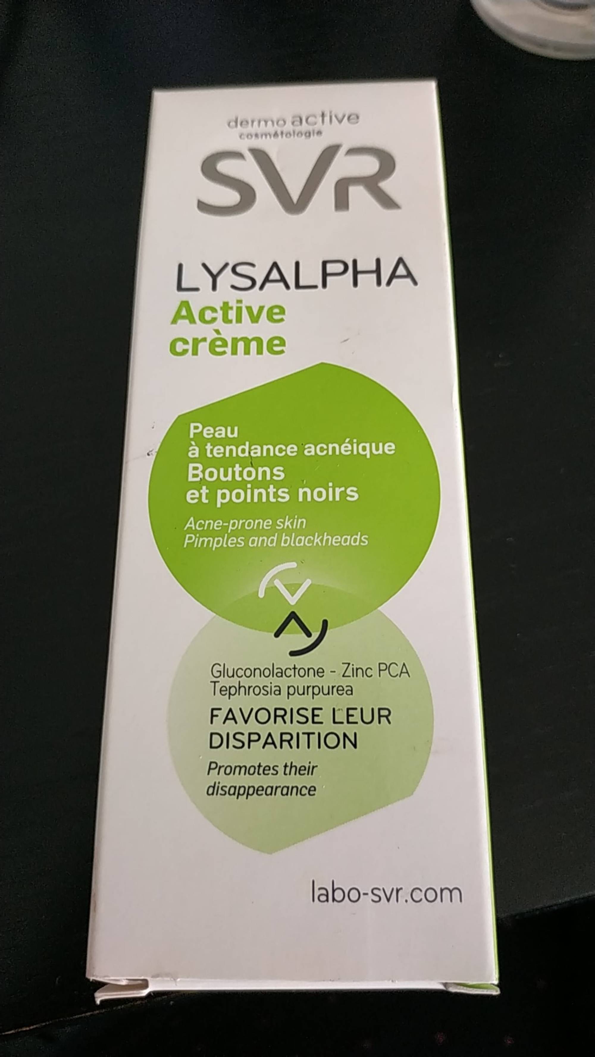 LABORATOIRES SVR - Lysalpha - Active crème