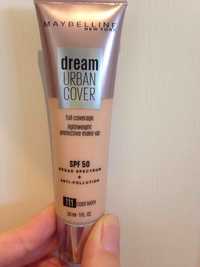 MAYBELLINE NEW YORK - Dream urban cover - Lightweight protective make-up SPF50 111 cool ivory