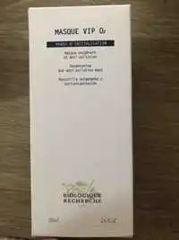 BIOLOGIQUE RECHERCHE - Masque VIP O2 - Masque oxygénant et anti-pollution