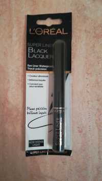L'ORÉAL - Super liner black lacquer - Noir intense laqué