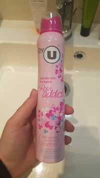 BY U - Déodorant parfumé rose addict