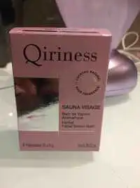 QIRINESS - Sauna visage - Bain de vapeur aromatique