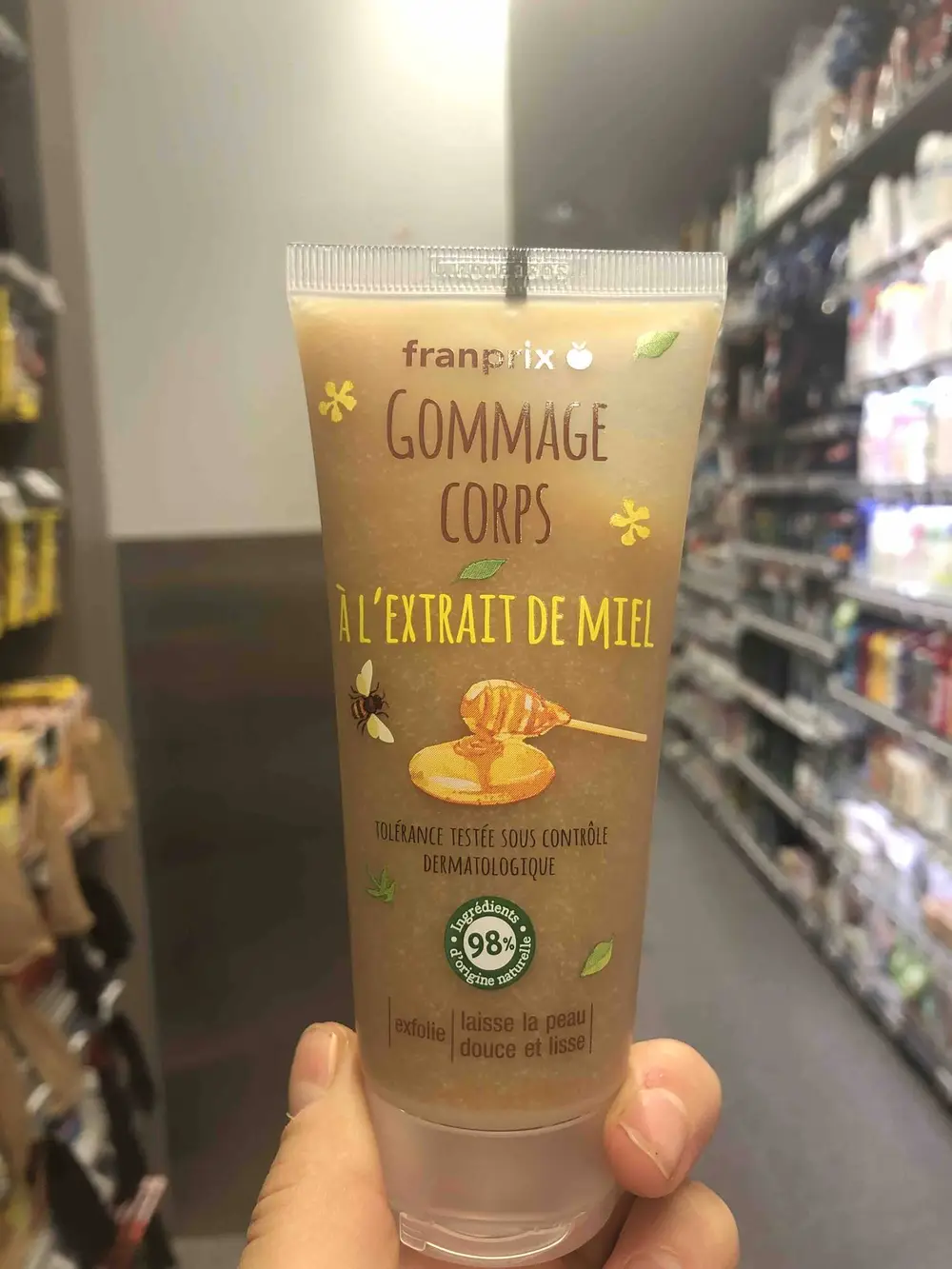 FRANPRIX - Gommage corps à l'extrait de miel