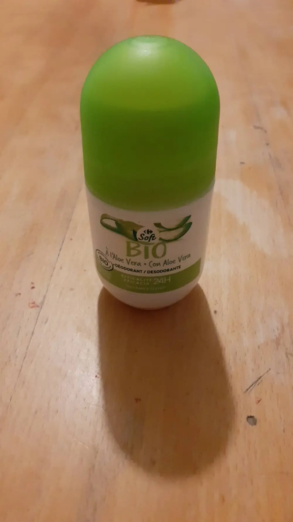 CARREFOUR - Soft Bio à l'aloe vera - Déodorant 24h