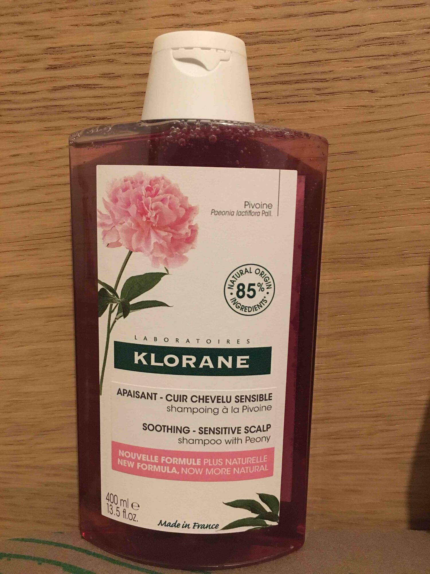 KLORANE - Apaisant cuir chevelu sensible - Shampooing à la pivoine