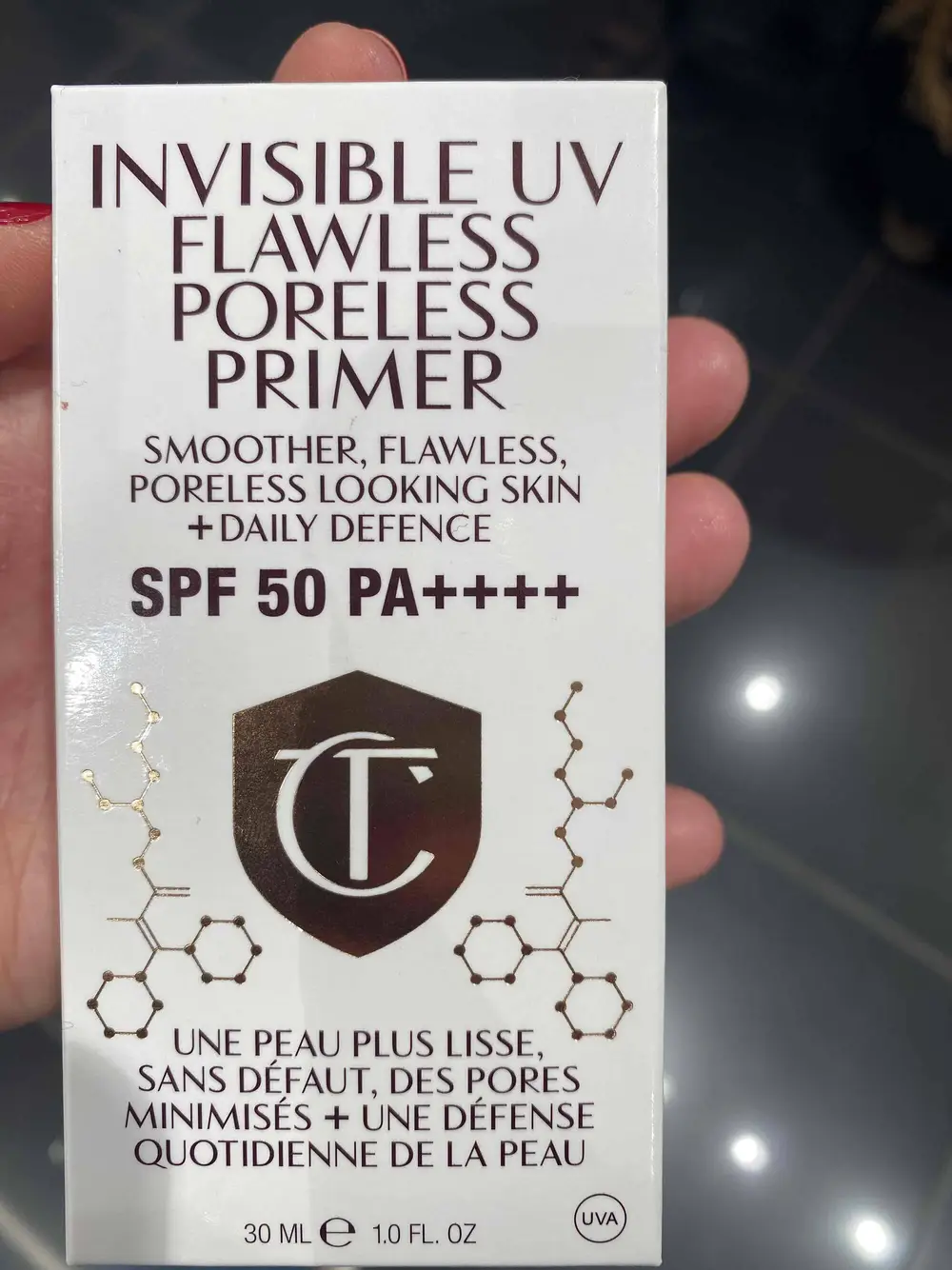 CHARLOTTE TILBURY - Invisible UV flawless poreless primer SPF 50