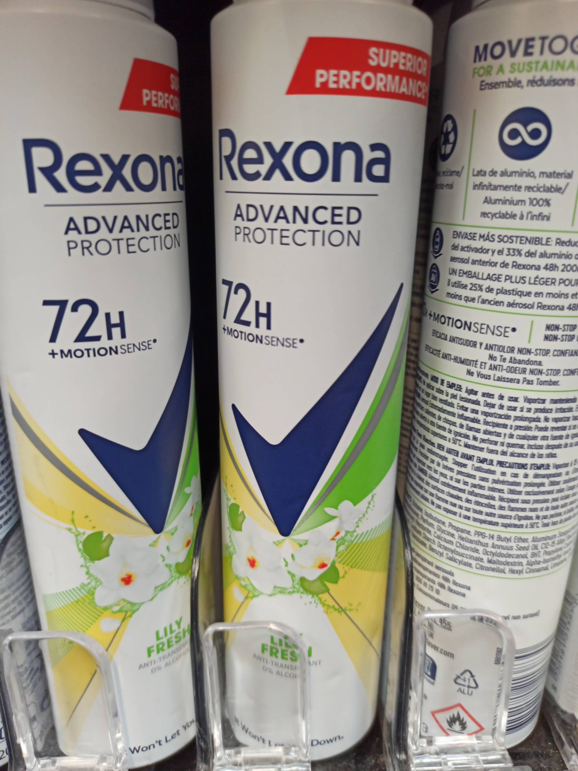 REXONA - Lily fresh anti-transpirant - Advanced protection 72h