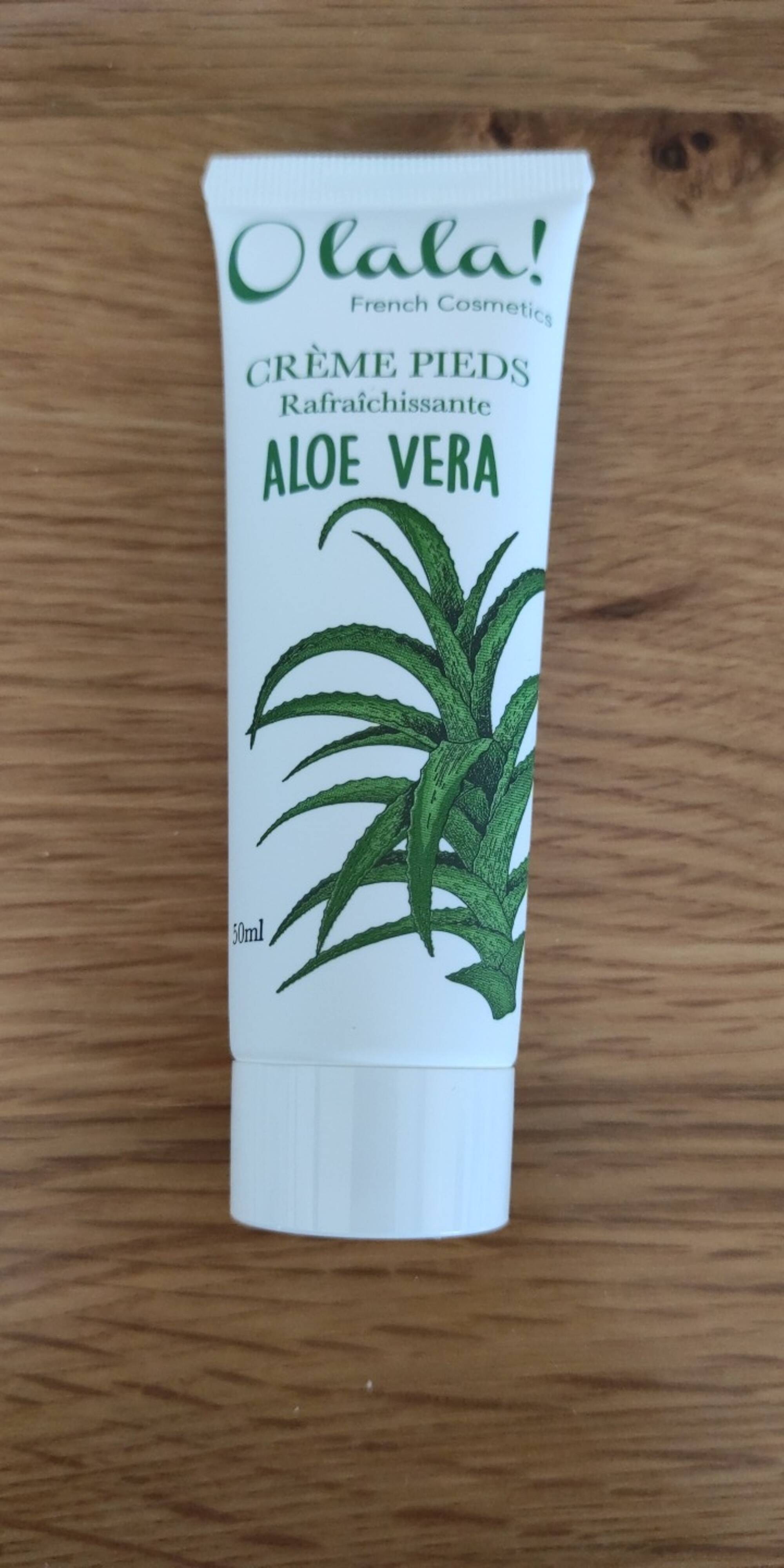 OLALA FRENCH COSMETICS - Crème pieds rafraîchissante Aloe vera
