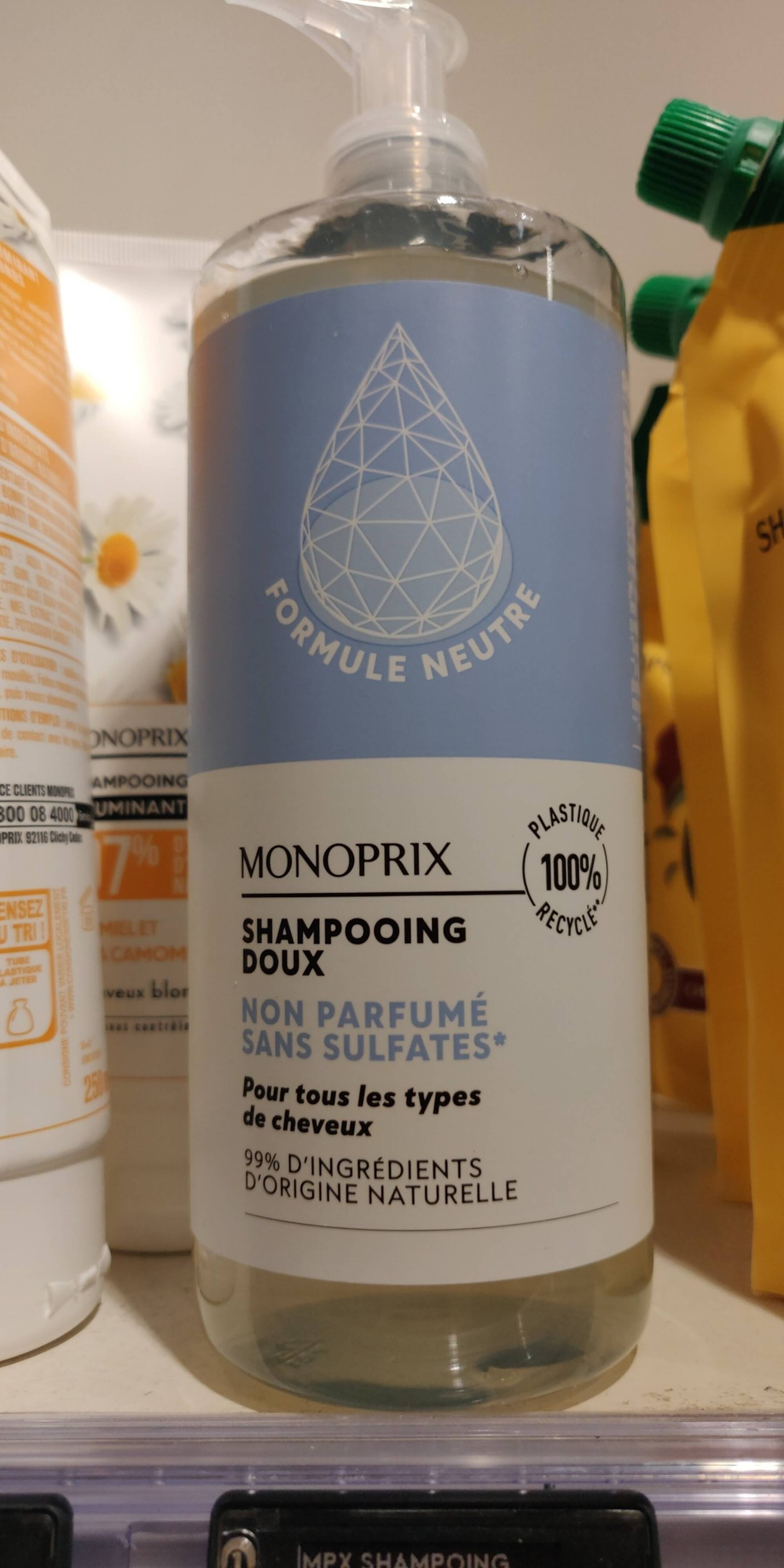 MONOPRIX - Shampooing doux non parfumé