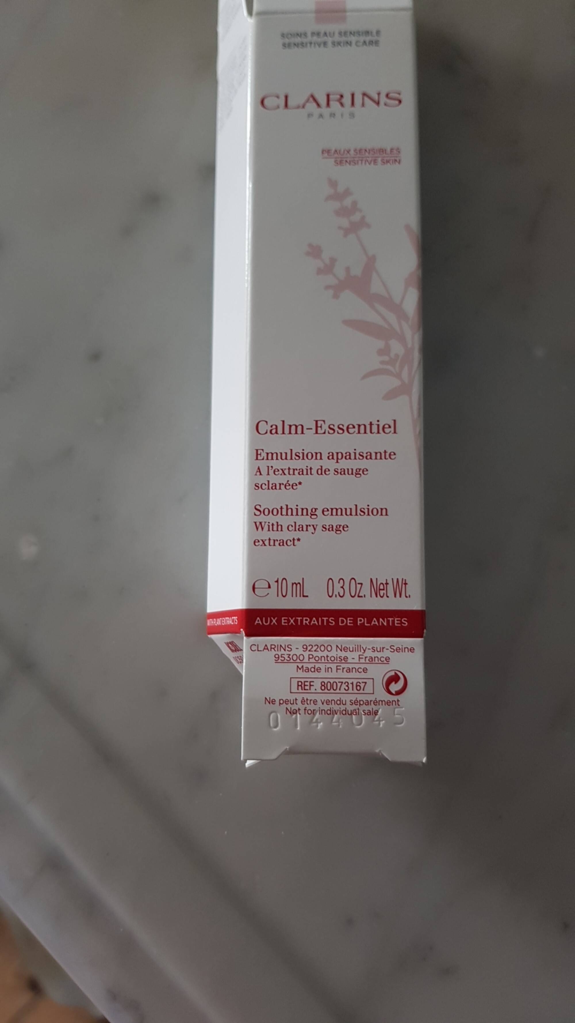 CLARINS - Calm-essentiel - Emulsion apaisante