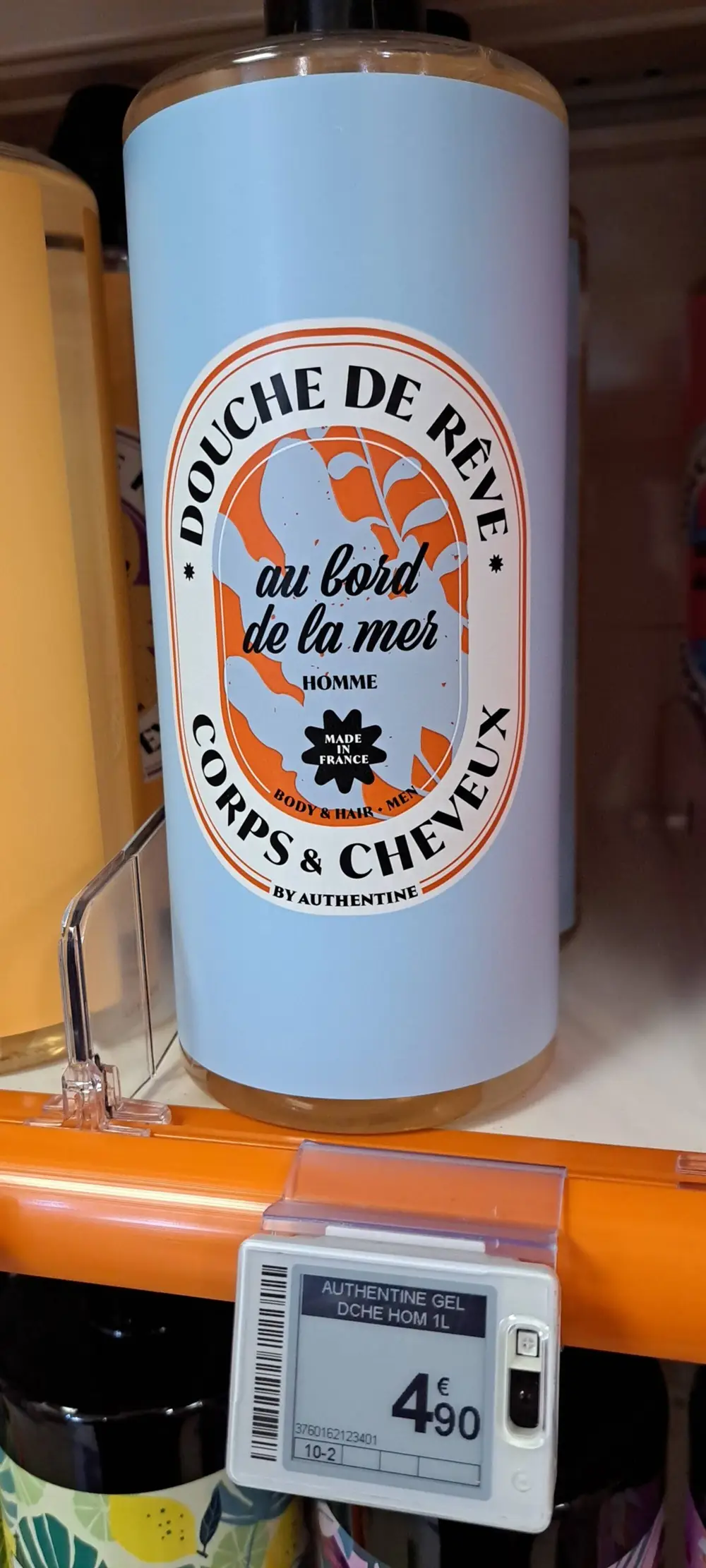 AUTHENTINE - Au bord de la mer - Douche de rêve corps & cheveux homme