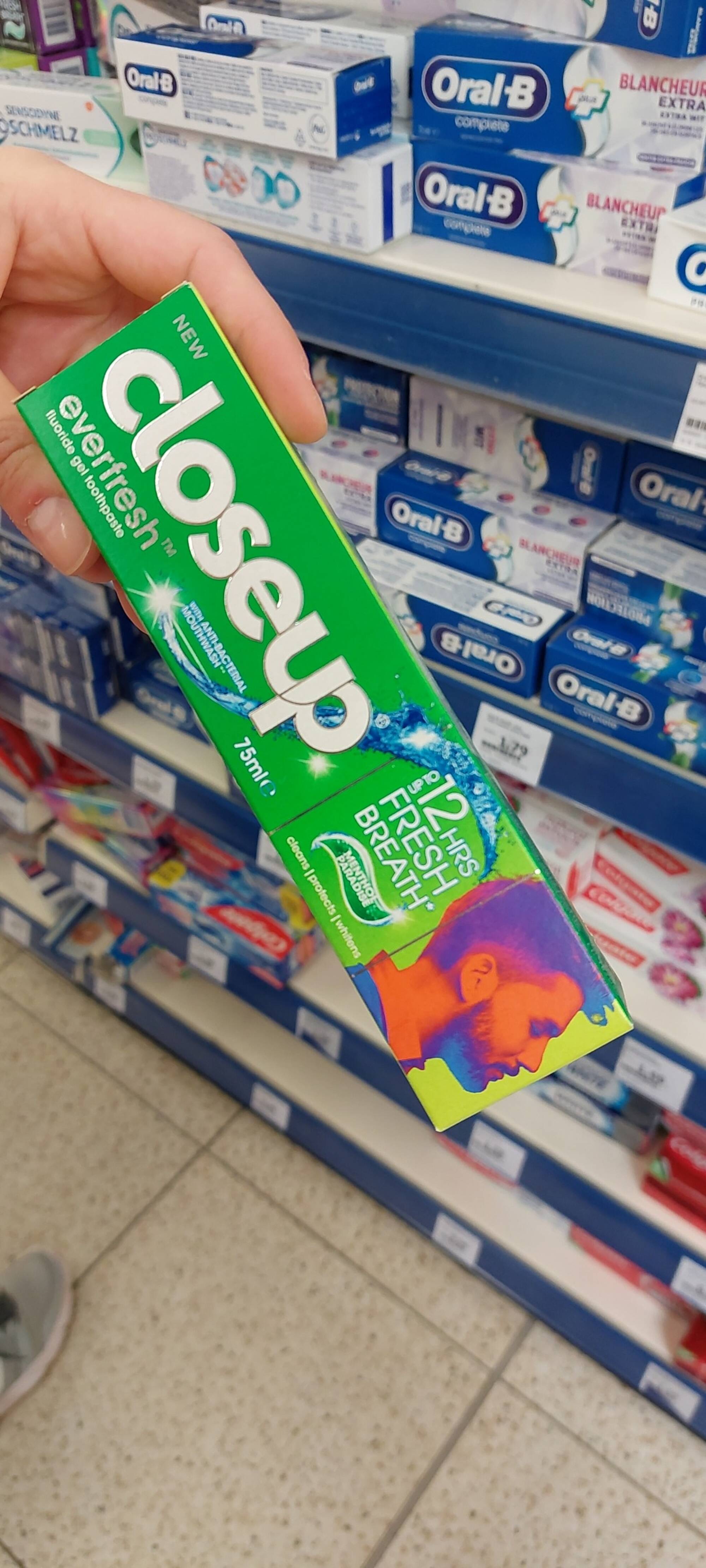 CLOSE UP - Everfresh - Fluoride gel toothpaste