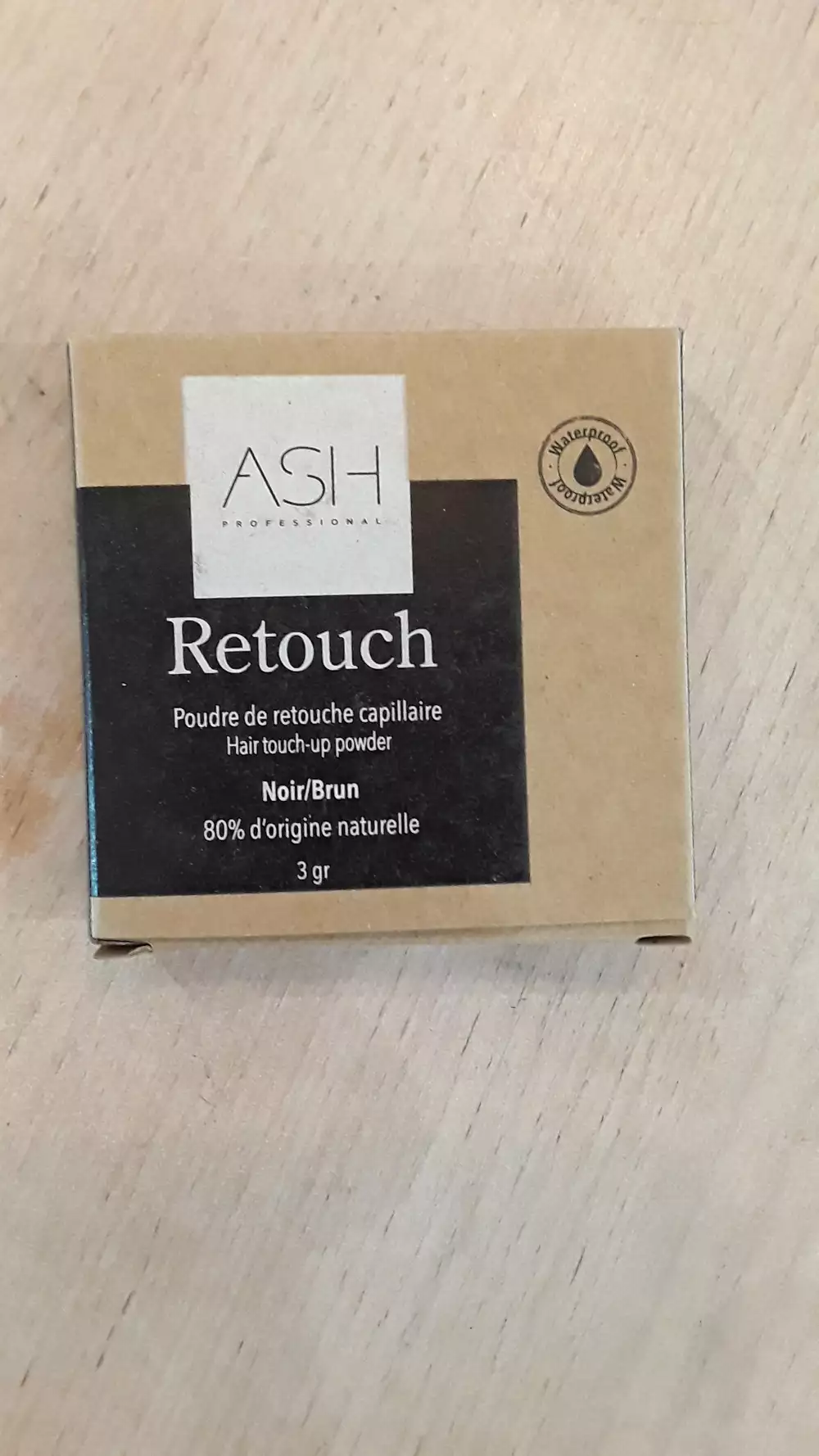 A.S.H - Retouch - Poudre de retouche capillaire noir/brun