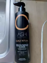 A.S.H - Curly ritual - Crème sans rinçage