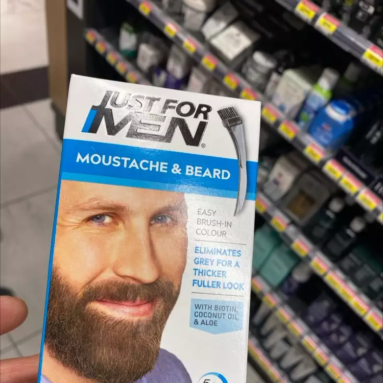 JUST FOR MEN - Easy brush-in colour moustache & beard