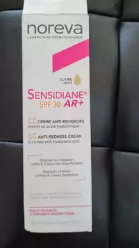 NOREVA - Sensidiane AR+ - CC crème anti-rougeurs SPF 30