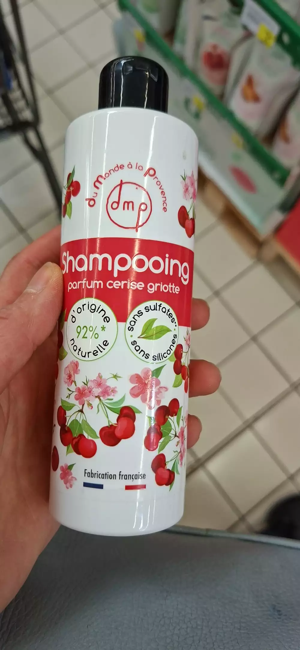 DU MONDE À LA PROVENCE - Shampooing parfum cerise griotte