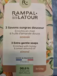 RAMPAL LATOUR - 3 Savons surgras douceur
