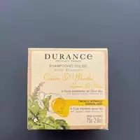 DURANCE - Citron & menthe - Shampooing solide