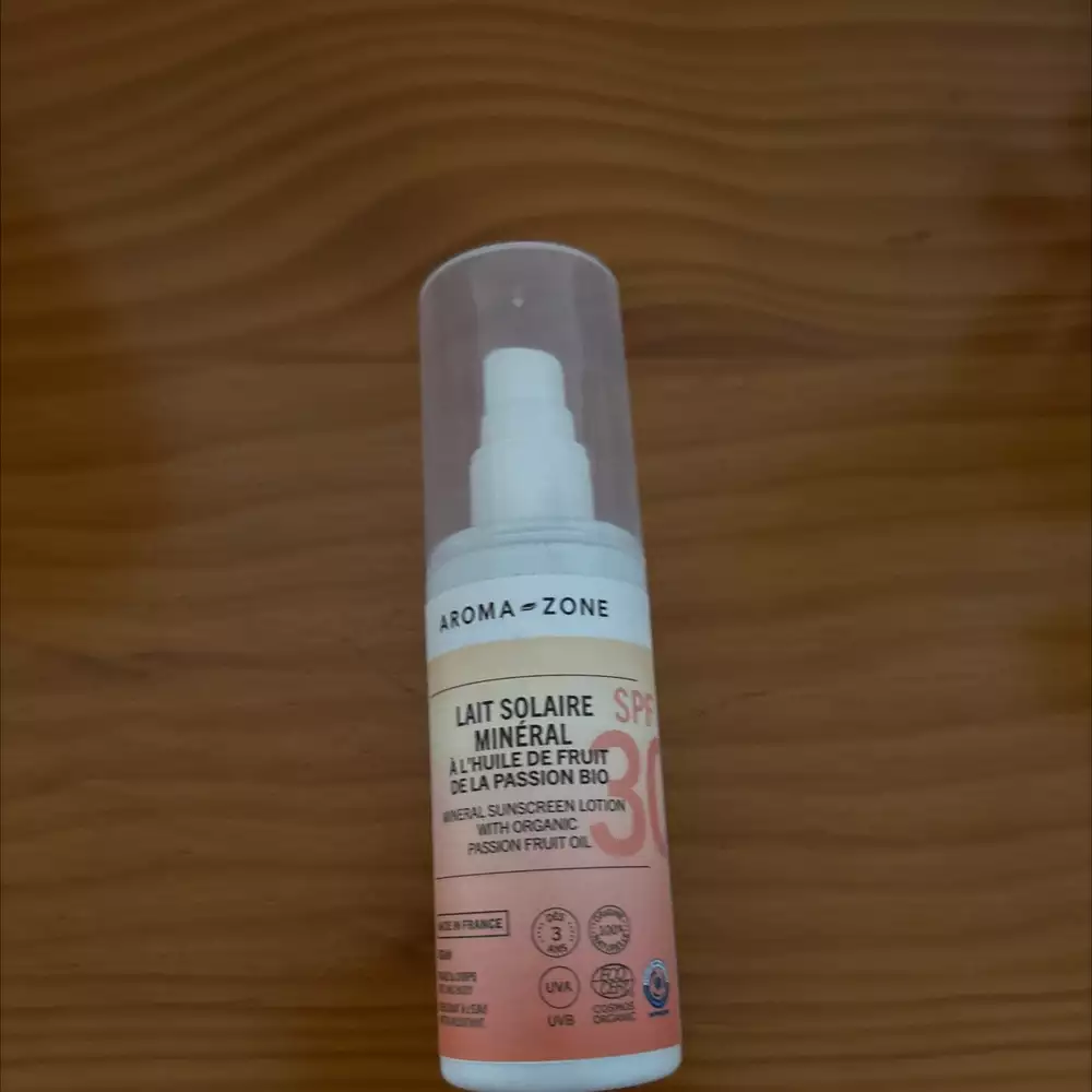 AROMA-ZONE - Lait solaire minéral SPF 30