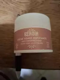 BEROIA - Crème visage matifiante