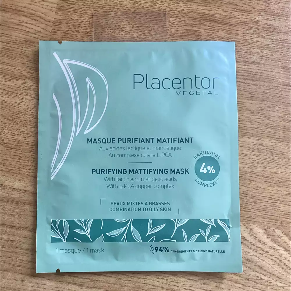 PLACENTOR VÉGÉTAL - Masque purifiant matifiant