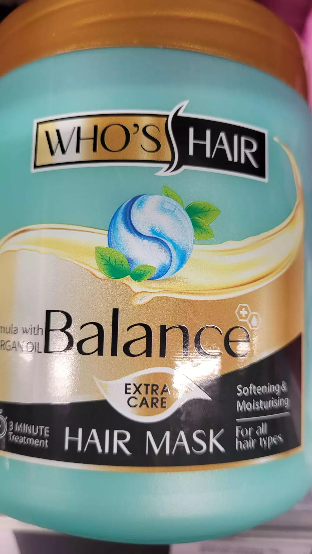 WHO'S HAIR ? - Balance formula with argan oil - Hair mask