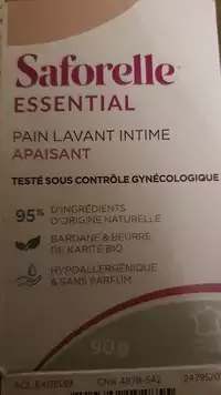 SAFORELLE - Essential - Pain lavant intime apaisant