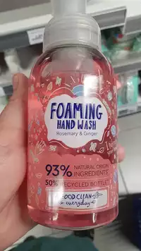 A GOOD CLEAN EVERYDAY - Foaming hand wash rosemary & ginger