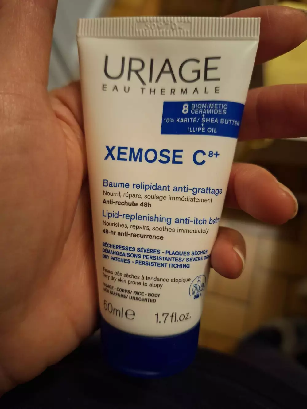 URIAGE - Xemose C8+ - Baume relipidant anti-grattage 48h