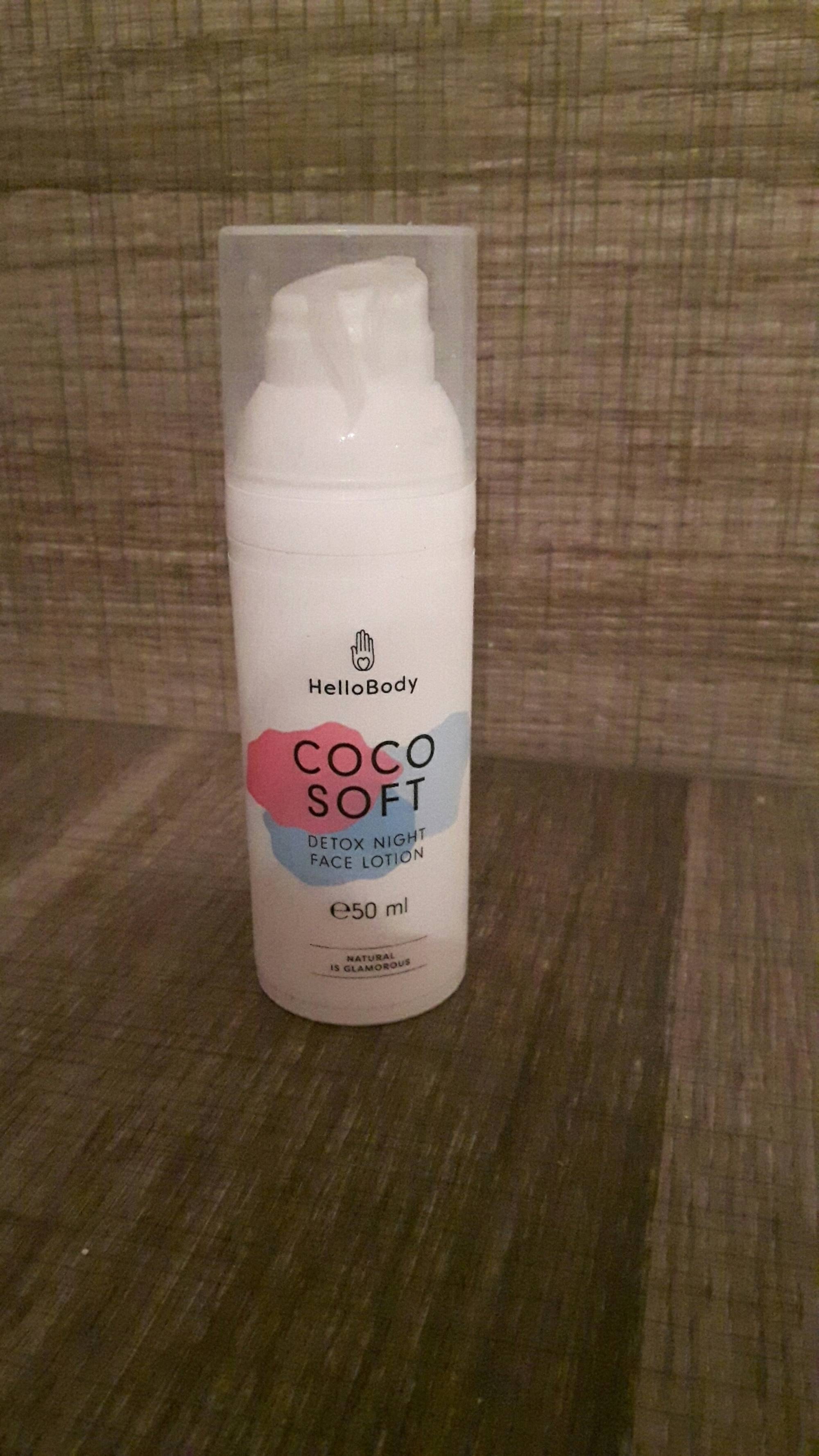 HELLOBODY - Coco soft detox night - Face lotion