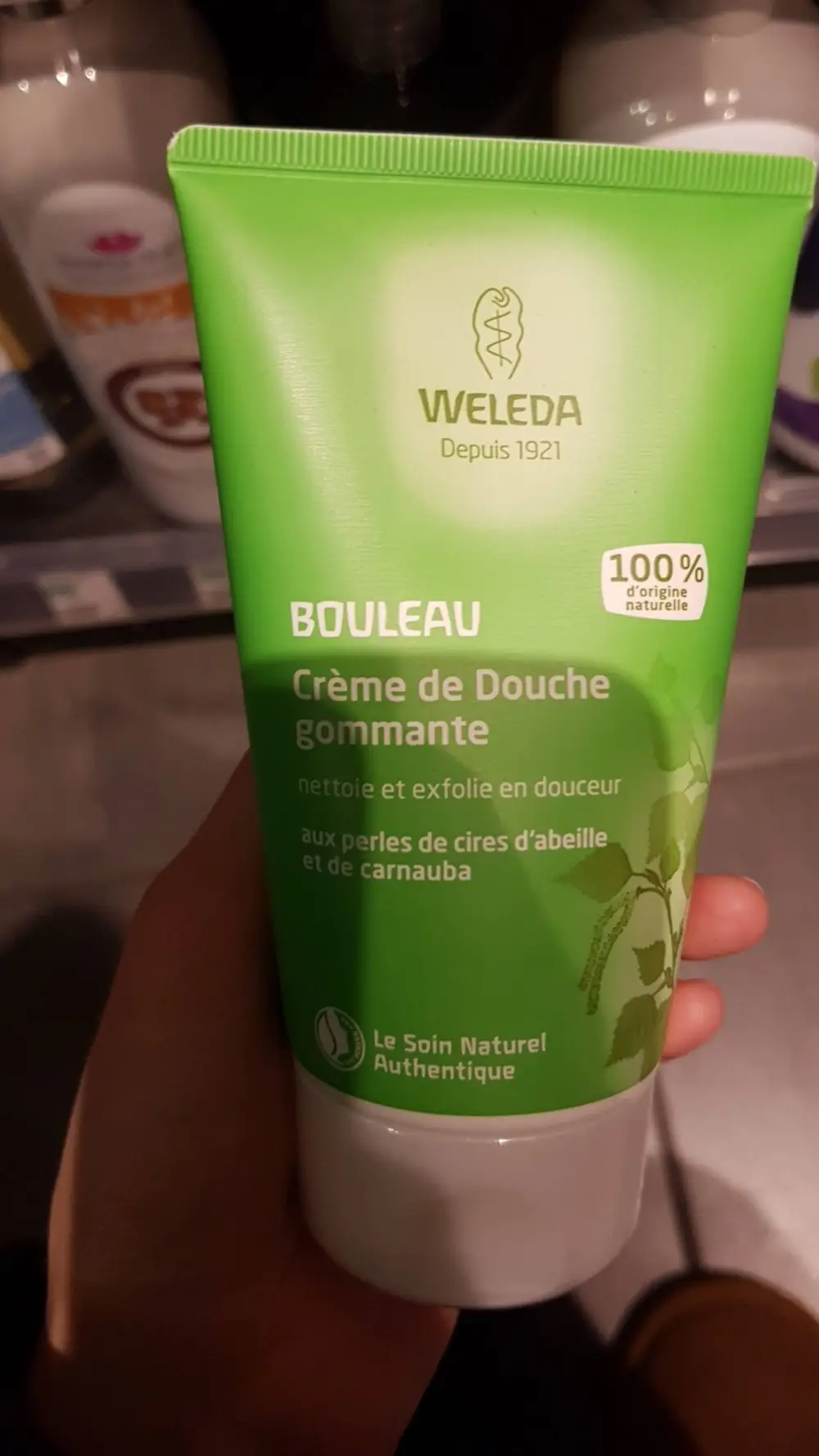 WELEDA - Crème de douche gommante bouleau