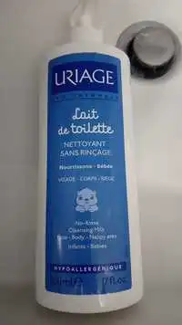 URIAGE - Lait de toilette bébés - Nettoyant sans rinçage