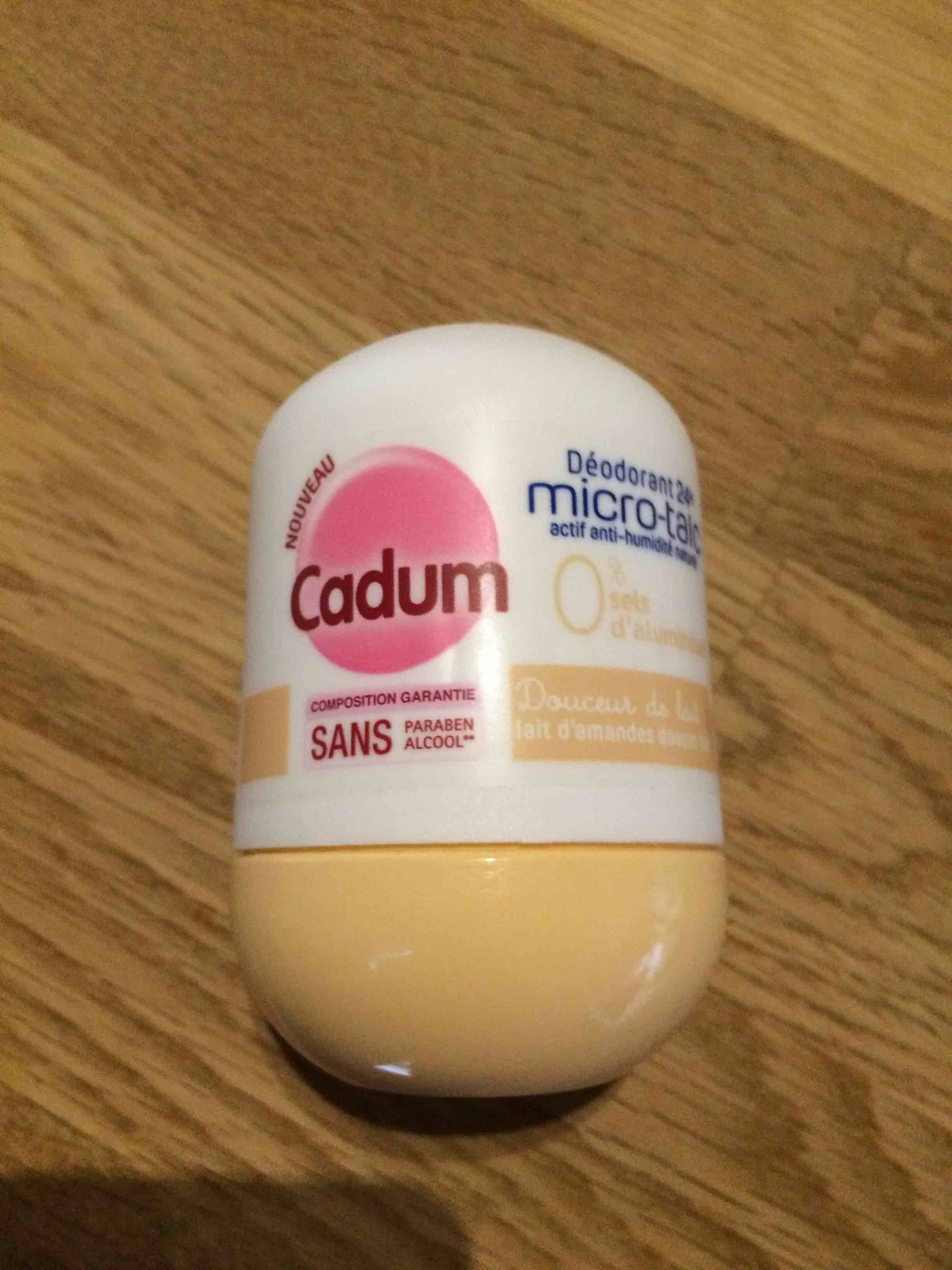 CADUM - Déodorant Micro-talc - Douceur au lait d'amande douce 24h