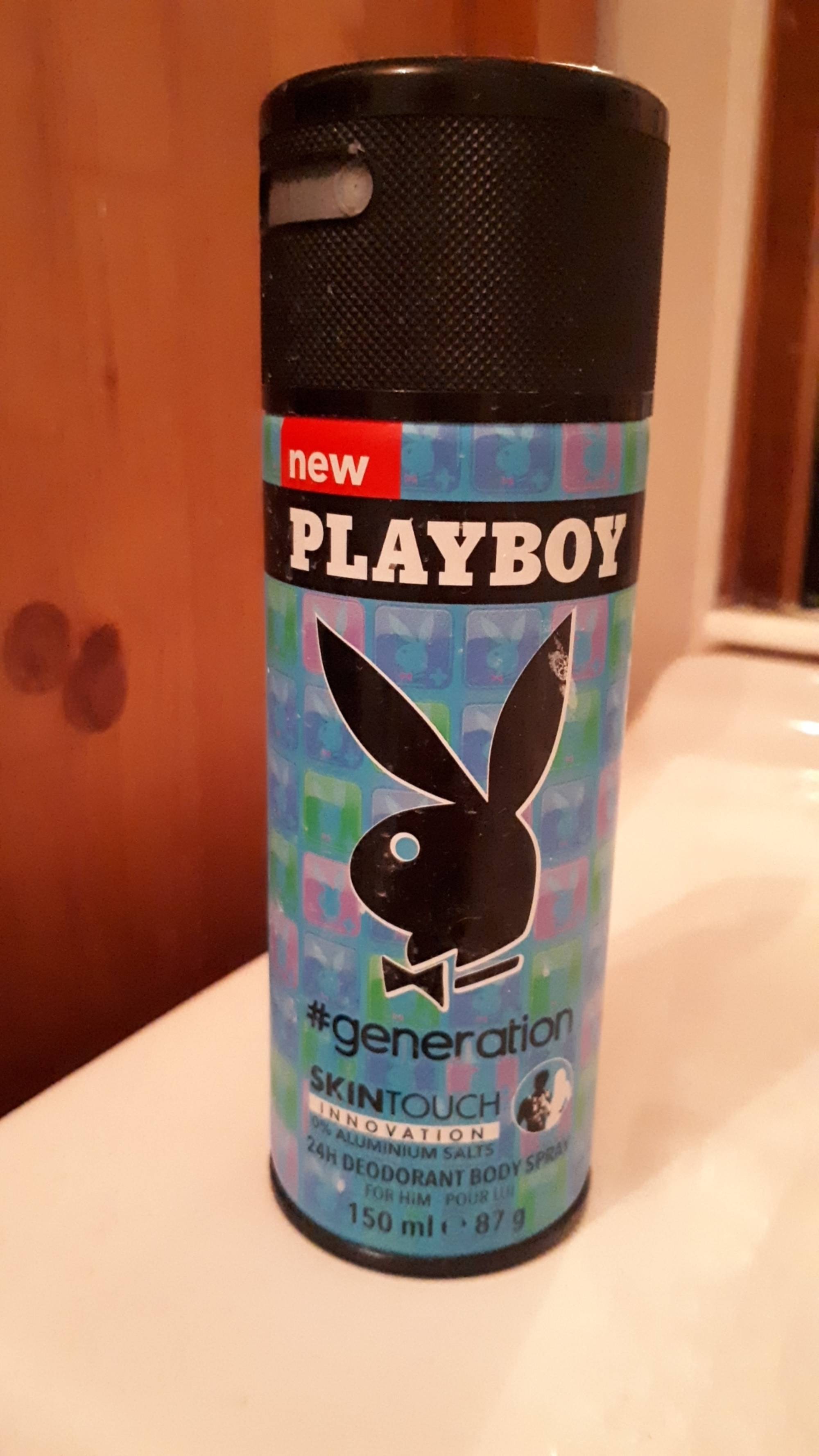 PLAYBOY - Génération - Déodorant body spray 24h