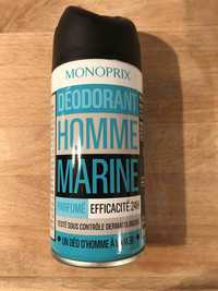 MONOPRIX - Déodorant homme marine parfumé 24h